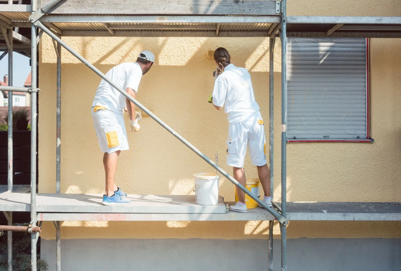 schilderen bij warm weer
